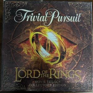 New Not Sealed Trivial Pursuit Lord of the Rings Movie Trilogy Collectors Game